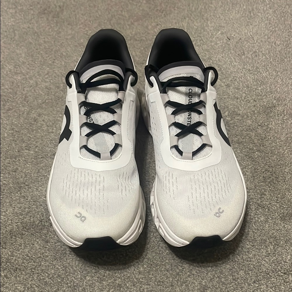 ON Men's White and Black Athletic Shoes